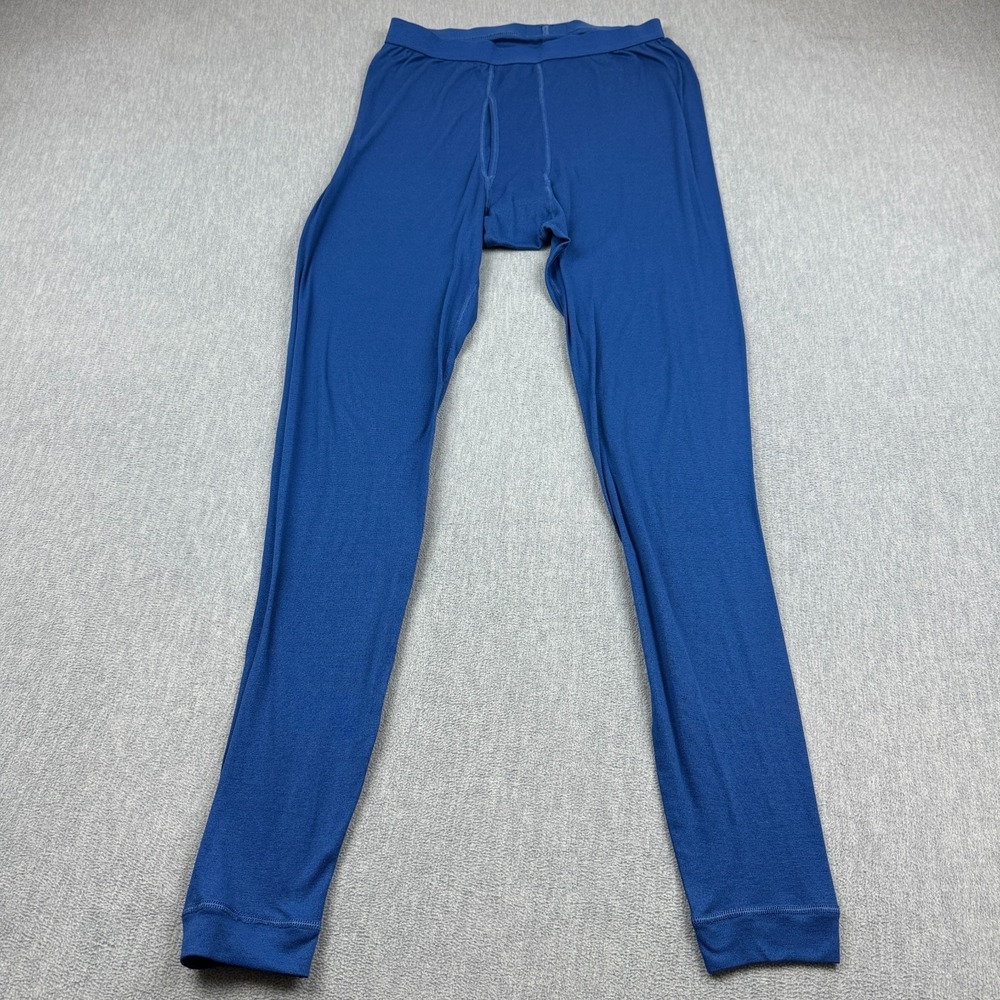 Patagonia Pants Mens XL Blue Performance Baselayer Capilene Thermal Made in USA
